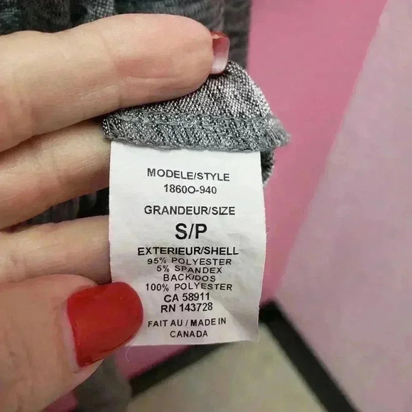 Tribal Heathered Gray V-Neckline Tunic - Picture 5 of 6